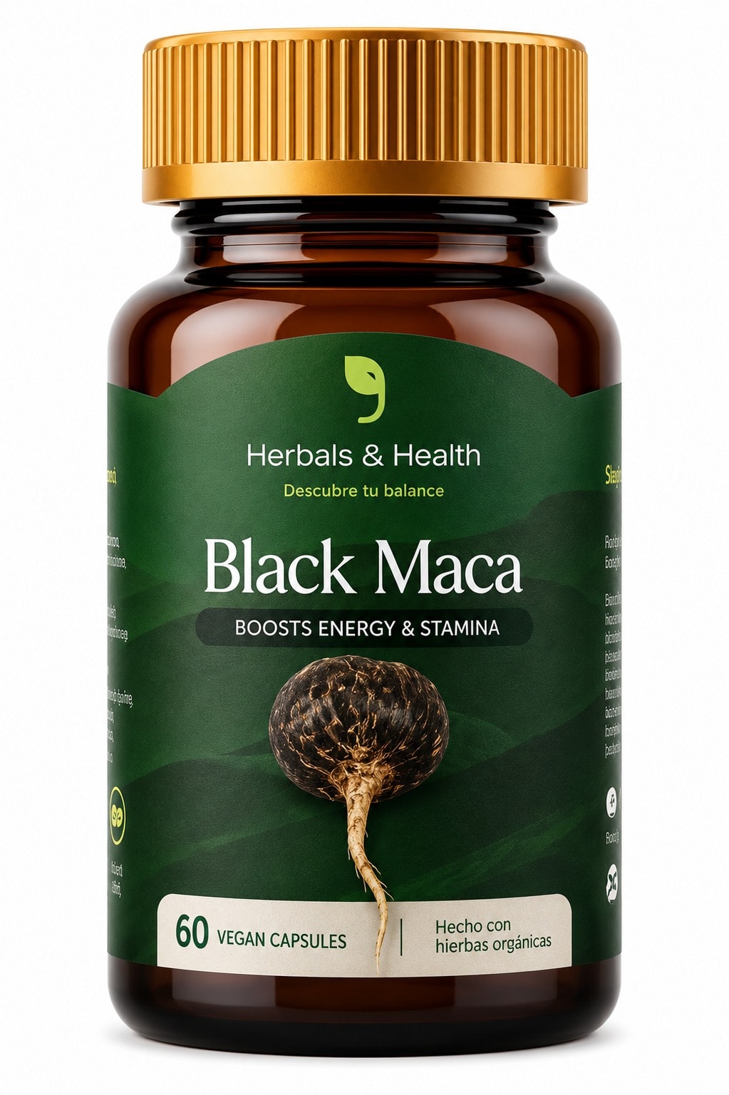 Black Maca en vegcapsules