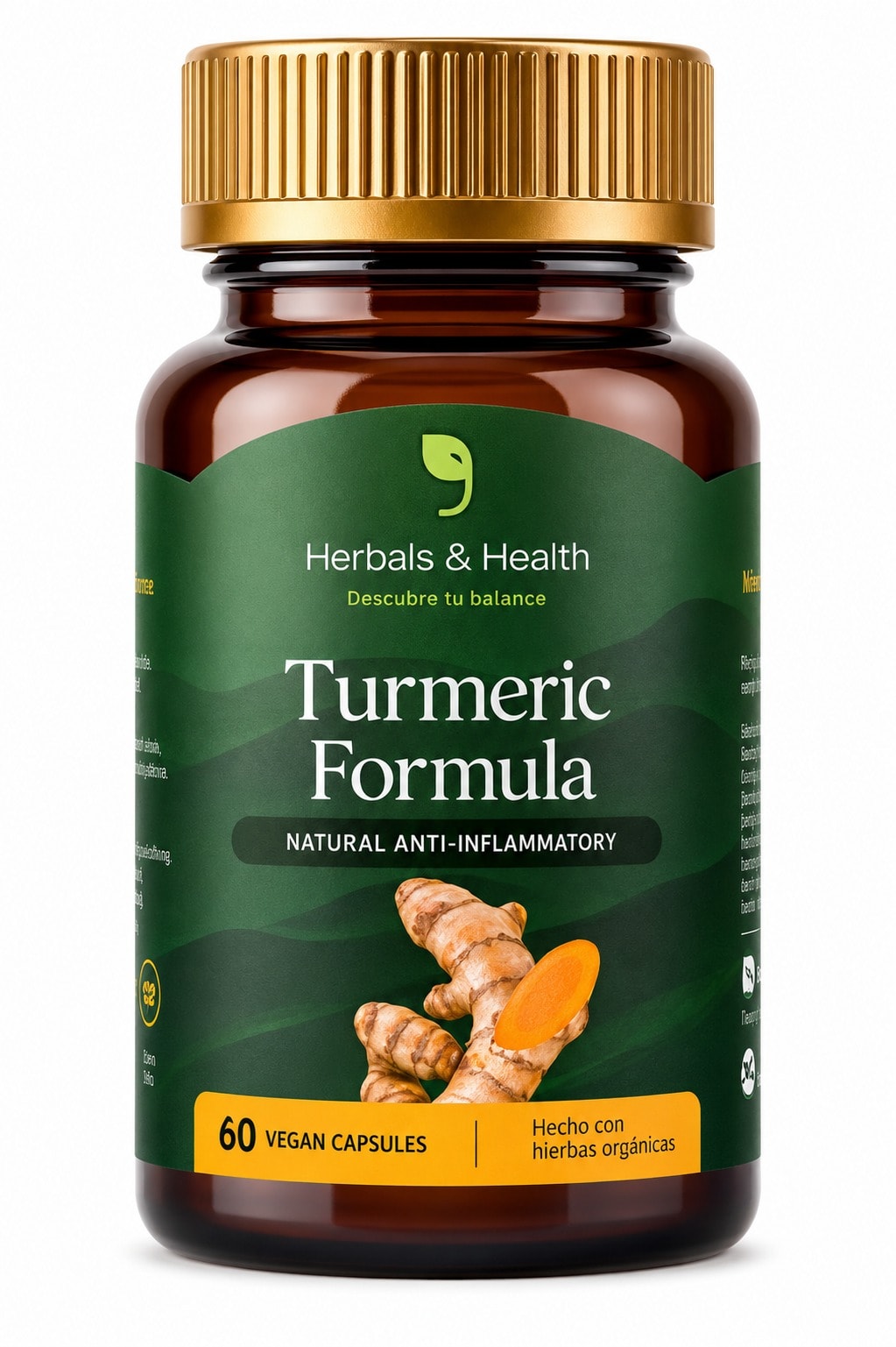 Turmeric Formula con curcuma kion y pimienta negra