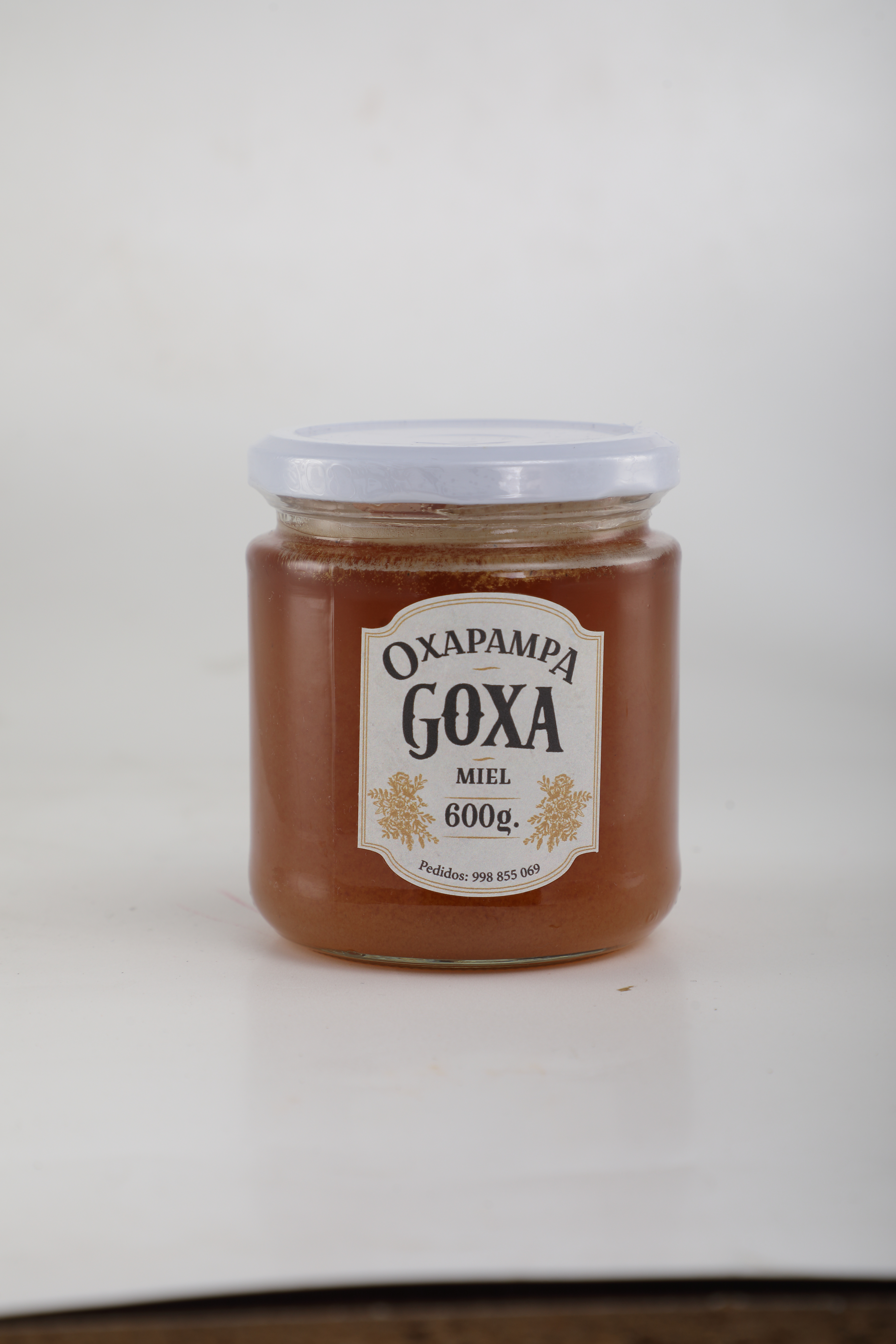 Frasco de miel pura de Oxapampa